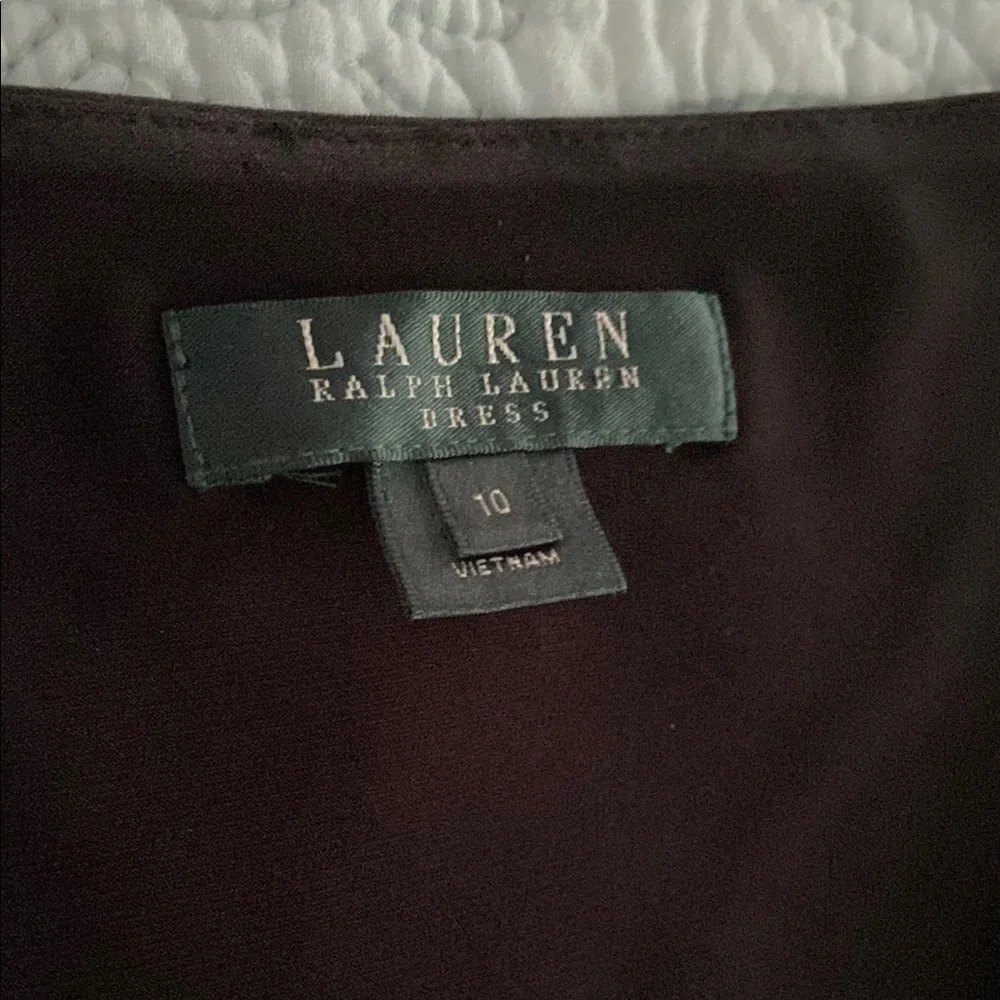Ralph Lauren Elegant Black Midi Dress - Picture 2 of 4